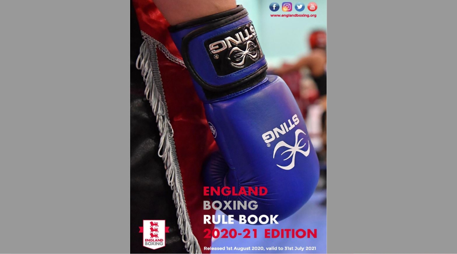 England Boxing rule book issued for 202021 England Boxing