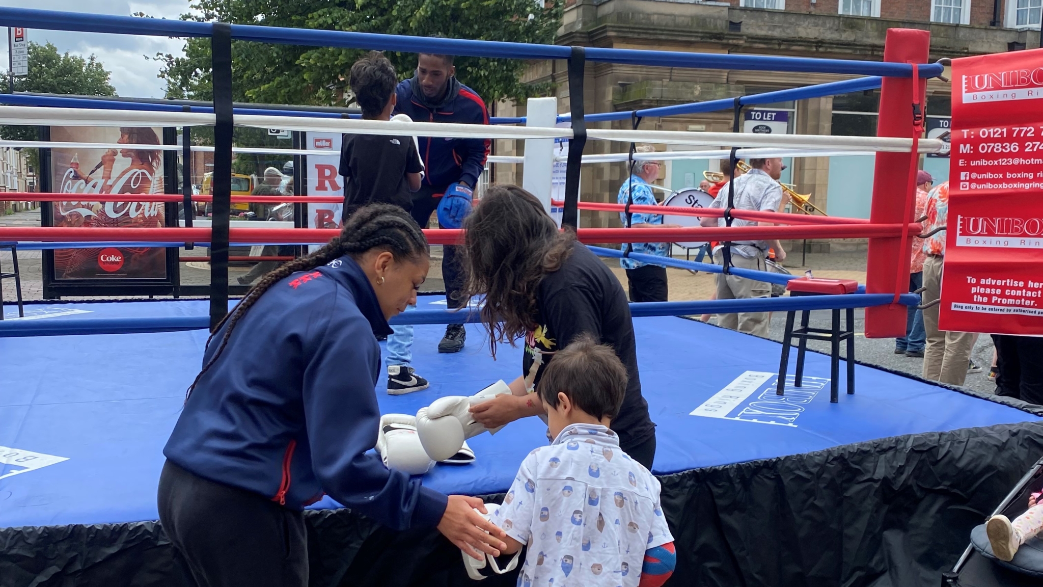 Apprentice Alys brings boxing to Whitley Bay England Boxing