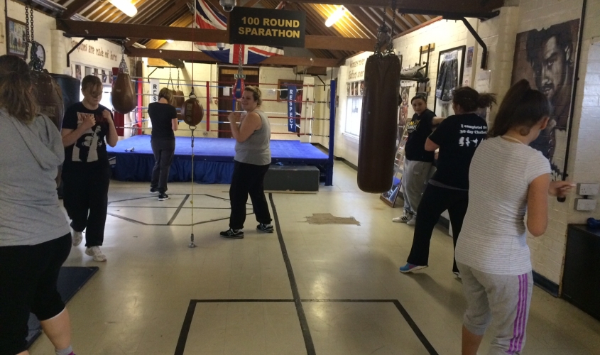 Boxing for fitness England Boxing